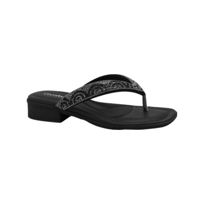 SANDALIA MEDIO COMFORTFLEX NEGRO