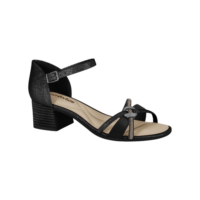 SANDALIA MEDIO COMFORTFLEX NEGRO GRAFITO