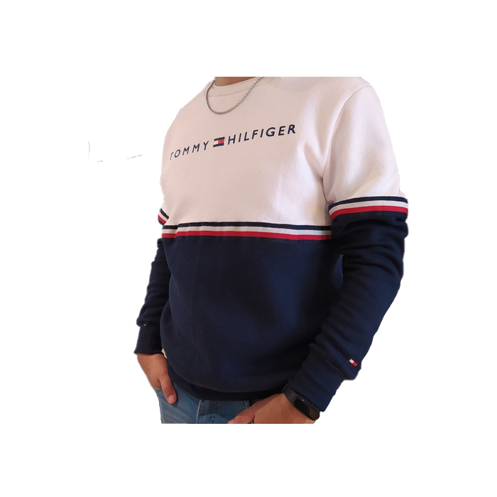 BUZOS SUDADERA TOMMY HILFIGER BLANCO MARINO