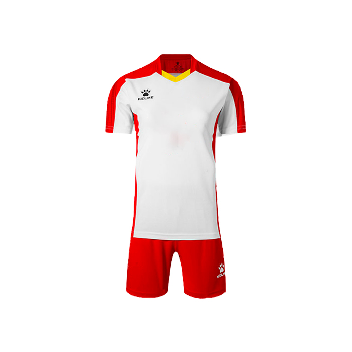 CONJUNTO KELME WHITE RED