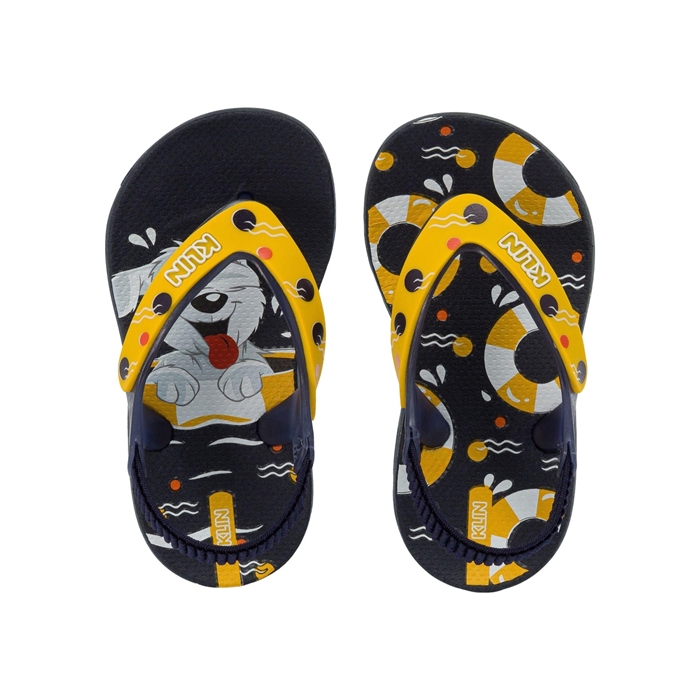 ZAPATILLA GOMA KLIN MARINO AMARILLO