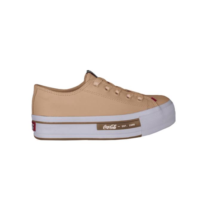 ZAPATO URBANO COCA COLA SHOES CAQUI