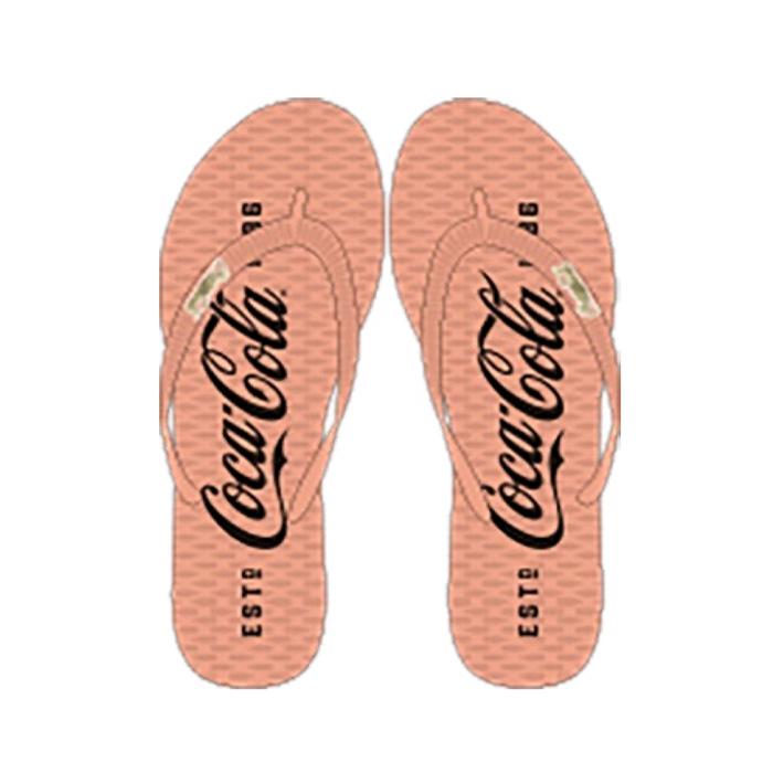 ZAPATILLA GOMA COCA COLA SHOES SALMAO 1 - 10249