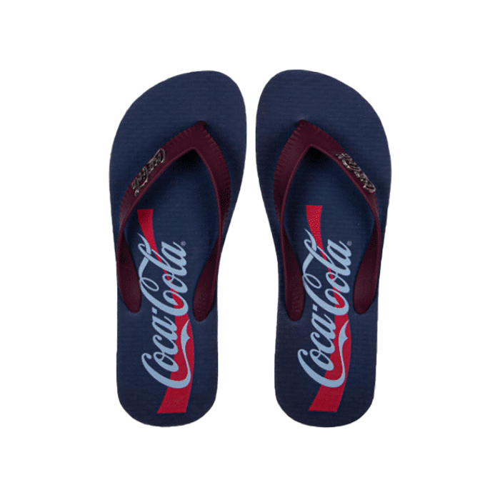 ZAPATILLA GOMA COCA COLA SHOES MARINHO BORDO 2