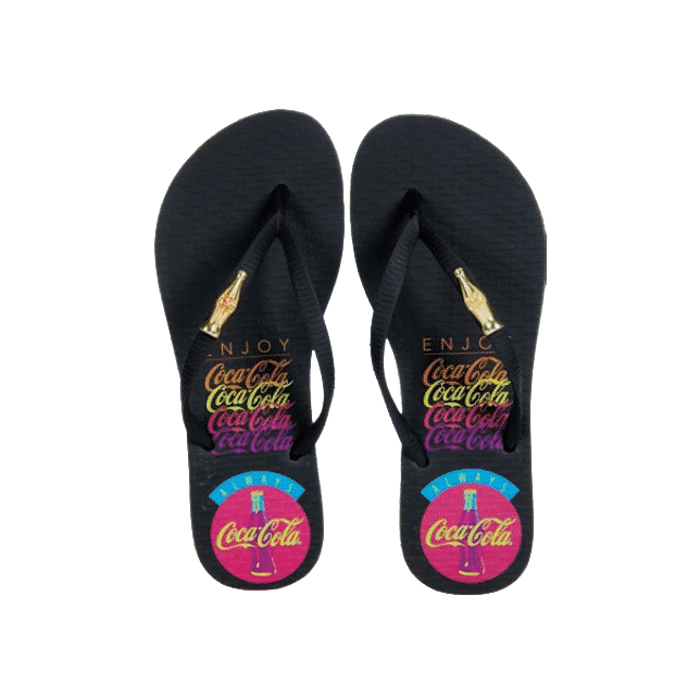 ZAPATILLA GOMA COCA COLA SHOES PRETO
