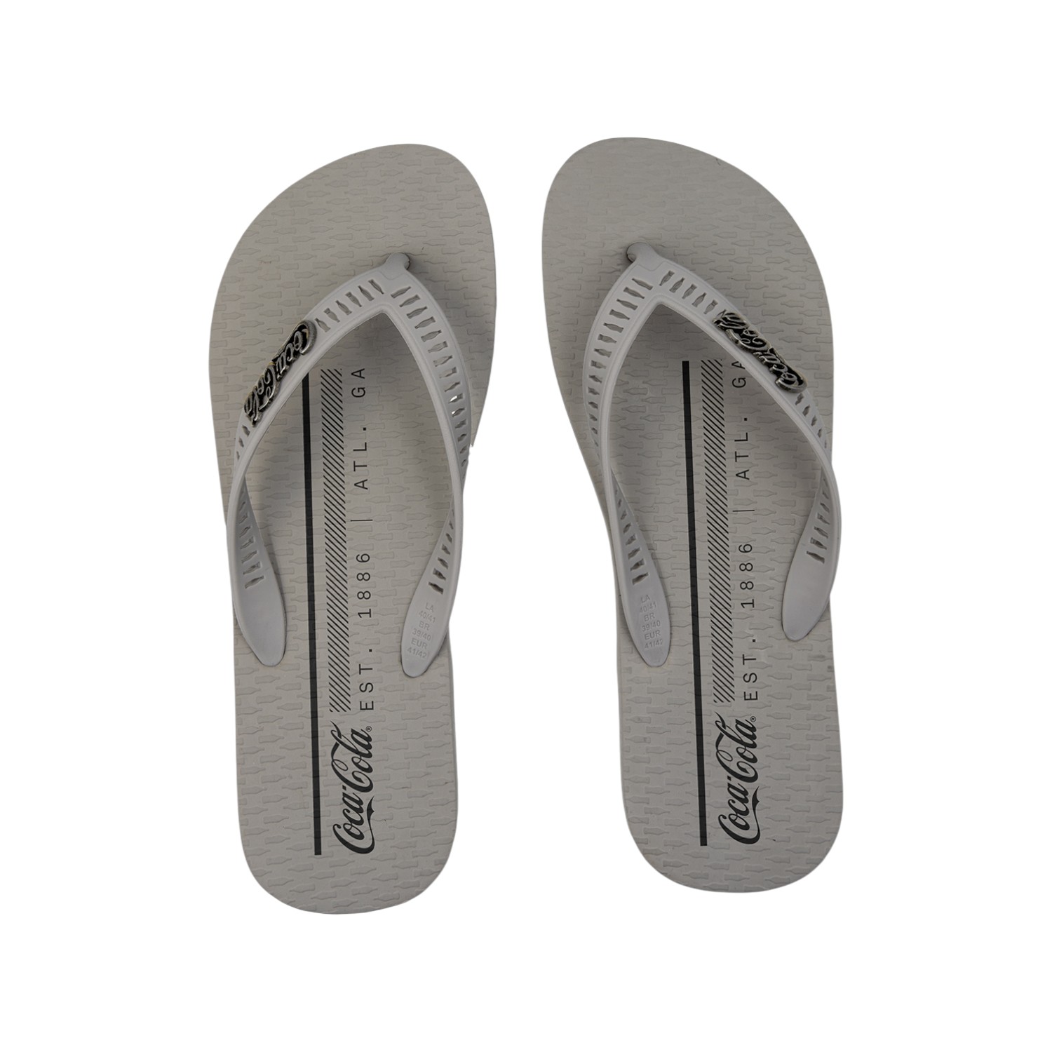 ZAPATILLA GOMA COCA COLA SHOES CINZA
