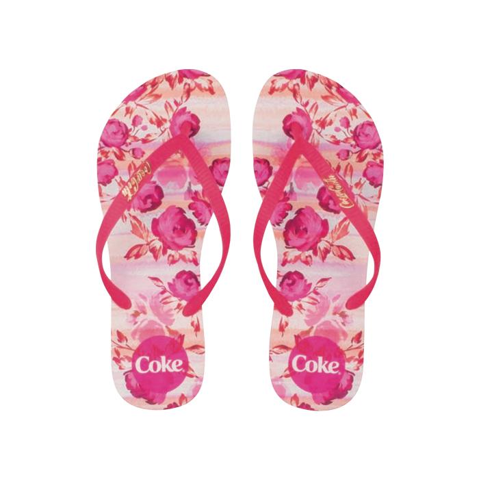 ZAPATILLA GOMA COCA COLA SHOES ROSA CLARO PINK