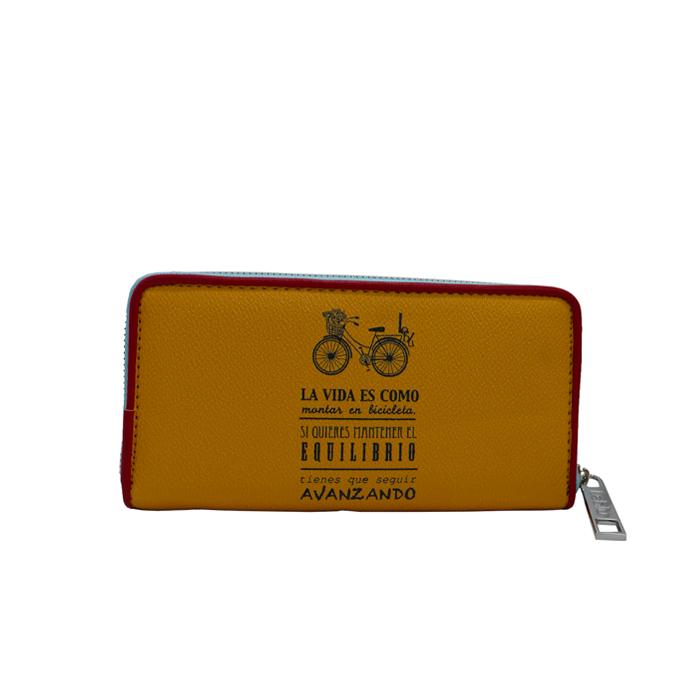 BILLETERA FEMENINA LEBLU AMARILLO - 60