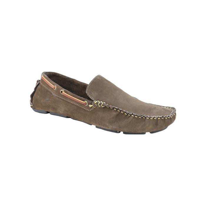 ZAPATO MOCASIN NUDO CAFE